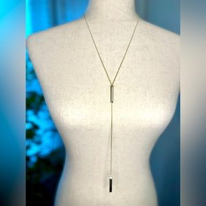 Kendra Scott Bar Y Necklace- Gold